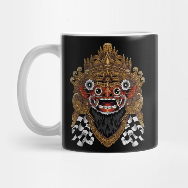 Barong balinese mask by Marciano Graphic